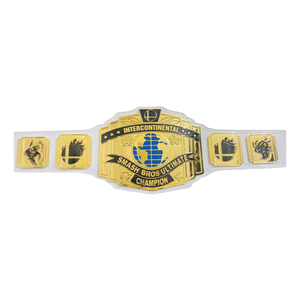 Ceinture de champion intercontinentale Smash Bros Ultimate personnalisable pour les joueurs - Product Image 1