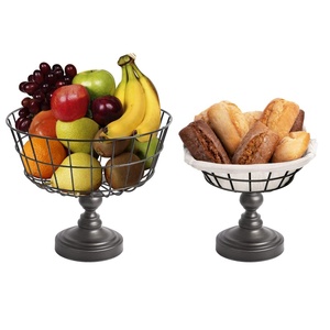 Diseño de malla de alambre Cuencos decorativos para servir Opción de almacenamiento de alta calidad atractiva moderna para hogares modernos - Product Image 4
