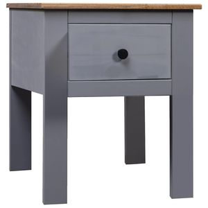 Mesita de noche Gray Pine Panama Range 18,1 "x 15,7" x 22,4 "para sala de estar - Product Image 1