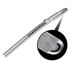 Grattoir osseux dentaire manuel de précision en acier inoxydable réutilisable, instrument chirurgical de classe II pour l'extraction et le raclage osseux - Product Image 1