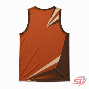 Camiseta deportiva sin mangas Custom Solar Vector para hombre, chaleco de gimnasio de secado rápido para correr - Product Image 2
