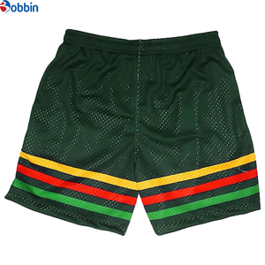 Pantalones Cortos Deportivos de Verano para Hombre, Personalizados con Estampado, de Malla de Poliéster de Color Sólido, para Gimnasio, Baloncesto, Playa, con Cintura Elástica - Product Image 2