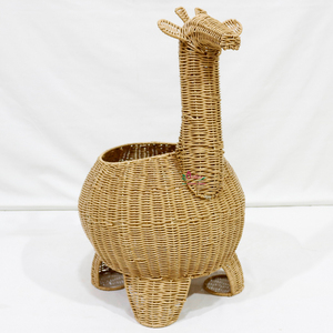 Panier de rangement tissé naturel Artex Dong Thap Vietnam Collection d'organisation CH4075A - Product Image 4