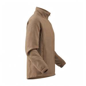 <b>STAR</b> SPEED Unisex Hooded Fleece <b>Jacket</b> Solid Color Casual Outerwear Autumn Breathable Knitted Polyester Material Zipper Closure - Product Image 5