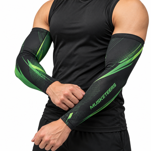 Manchons de bras de sport en polyester pour le baseball, sublimation en gros, services OEM - Product Image 1