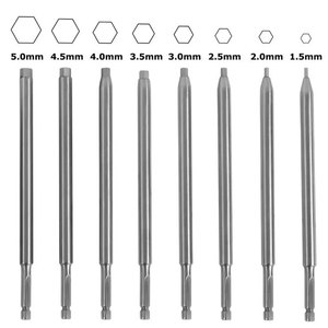 ชุดไขควงกระดูกสำหรับศัลยกรรมกระดูกของ Azicon พร้อมด้ามจับแบบ Quick Coupling หัว Hex Torx Star ไขควงแบบมีรูตรงกลางสำหรับสกรู  เครื่องมือผ่าตัด - Product Image 6