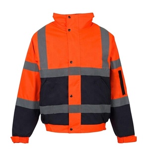 Chaqueta de Seguridad para la Construcción, Alta Visibilidad, Impermeable, ANSI Clase 1, EN ISO 20471 Clase 2, Reflectante, Ropa de Trabajo - Product Image 1