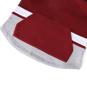 Sweat à capuche de hockey Texas Southern Maroon, sweat à capuche de hockey personnalisé, bordeaux, lettres grecques brodées, coton molletonné unisexe - Product Image 3