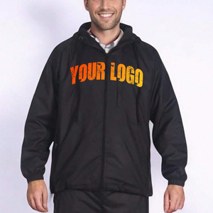 Chaqueta Deportiva/Sudadera con Capucha para Hombre, Talla Grande, Invierno, 100% Poliéster, con Logotipo Personalizado, Diseño Sólido, Dos Piezas, Estampado sin Costuras, para Gimnasio - Product Image 4