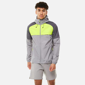 Veste coupe-vent légère en nylon à séchage rapide, ensemble 2 pièces, veste coupe-vent à capuche et short pour homme, vêtements d'hiver - Product Image 3