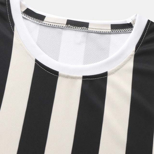 ชุดลำลองผู้ชายสำหรับฤดูใบไม้ร่วง ดีไซน์ใหม่ เสื้อยืดและกางเกงขาสั้นถัก แห้งเร็ว ผลิตจากโพลีเอสเตอร์/คอตตอน ขายส่ง ชุดออกกำลังกาย - Product Image 2