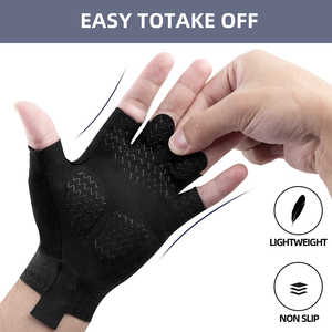 Guantes de Ciclismo Personalizados de Verano, Medios Dedos, Antideslizantes y Transpirables, para Bicicleta de Montaña, para Hombre y Mujer - Product Image 5