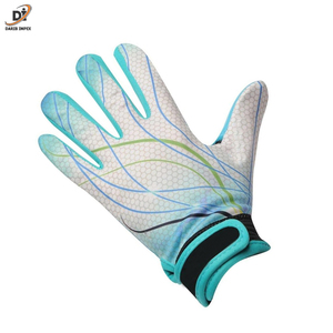 OEM ODM Custom American Football Gloves Neoprene Spandex PU Leather Non Slip <b>Sticky</b> Palm Sports Pro - Product Image 1