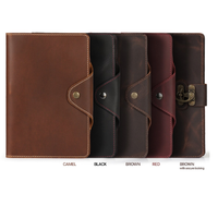 Organisateur de journal de voyage en cuir fait main, personnalisé, en cuir pleine fleur imprimé léopard, couverture de carnet de croquis, porte-documents 7x5 pouces, logo personnalisé