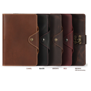 Organisateur de journal de voyage en cuir fait main, personnalisé, en cuir pleine fleur imprimé léopard, couverture de carnet de croquis, porte-documents 7x5 pouces, logo personnalisé - Product Image 4