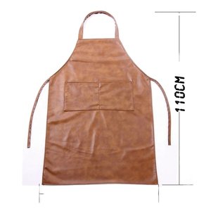 Delantal de Carnicero de Seda con Logotipo Personalizado en Relieve, Uniforme Unisex para Gerentes, Cierre de Botones, Uso en Restaurantes y Bares, Tejido de Punto - Product Image 1