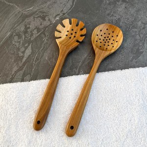 Cuchara para Servir Arroz de Madera WOQI, Utensilio de Cocina Resistente al Calor, Protege las Sartenes - Product Image 2