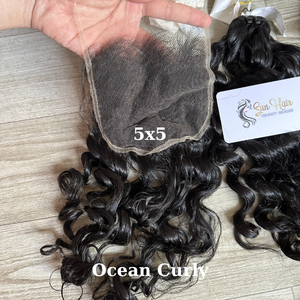 Venta al por mayor HD Lace 13x4 5x5 6x6 Super Double Drawn Top Grade Premium Ocean Curly Style Natural Cutícula Alineada 100% Real Human - Product Image 6
