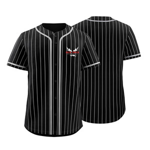 Camisetas de Béisbol Personalizadas de Alta Calidad, 100% Poliéster, con Estampado Sublimado Frontal, Manga Corta, con Tela de Malla, para Jóvenes - Product Image 1