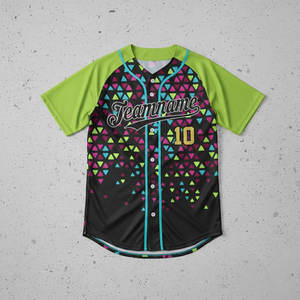 เสื้อเบสบอลลายทางสั่งทำราคาส่งถูก - Product Image 5