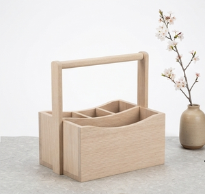 Porta utensilios de madera de mango, color marrón, precios más bajos, hecho de madera, para utensilios de cocina. - Product Image 5