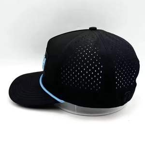 Casquette de baseball 6 panneaux en maille polyester respirante anti-UV pour extérieur décontracté, unisexe, vente en gros, broderie 3D en relief - Product Image 4