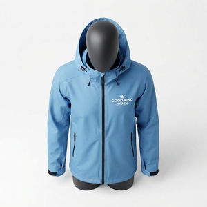 <b>Men's</b>' Waterproof Rain Jacket Lightweight Packable <b>Raincoat</b> Outdoor Hooded Rain <b>Men's</b> Jackets - Product Image 5
