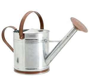 Best Design Galvanized steel watering can with removable rose With Natural Finishing iron watering can Garden Water can - Product Image 2