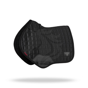 Tapis de selle classique pour dressage à contact étroit avec doublure en maille respirante pour la protection du cheval et l'équitation - Product Image 1