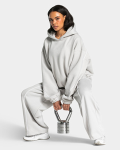 Custom Logo Women's Moon <b>White</b> Contrastline Sweatpants Oversized Casual Women's Fleece Baggy <b>Joggers</b> Premium Quality Trouser - Product Image 6