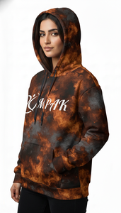 Sweat à capuche unisexe oversize décontracté urbain avec design sublimé sur toute la surface pour un streetwear avant-gardiste - Product Image 4