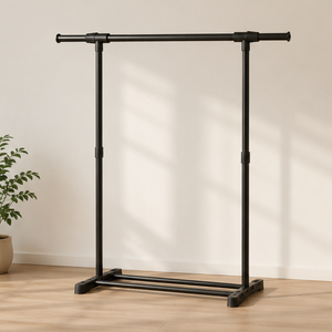 Industrial Adjustable Garment <b>Rack</b> Heavy Duty Metal Clothes Stand Modern Bedroom Laundry Storage Organizer - Product Image 3