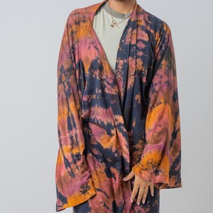 2025 nuevo vestido de Kimono Sexy Kimono largo bata verano Unisex Kimono mujeres altas vacaciones aspecto Tie Dye Kimono - Product Image 5