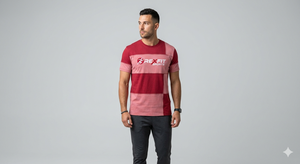 เสื้อยืดผู้ชายสีดำเรียบง่าย ผ้าโพลีเอสเตอร์/คอตตอน เป็นมิตรกับสิ่งแวดล้อม แห้งเร็ว ทรงปกติ ผลิตจากโรงงาน ขายส่ง ราคาถูก - Product Image 6