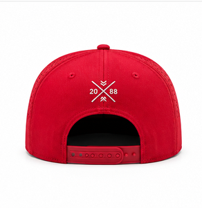 Gorra Snapback Roja Premium de Alto Rendimiento con Visera Plana, Gorra de Béisbol con Perforaciones Láser, Gorra de Hip Hop Urbana con Visera Plana - Product Image 2