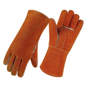 Gants de soudage en cuir de vachette pleine fleur, anti-vibration, résistants à l'abrasion, avec manchette de sécurité JNM SAFETY - Product Image 5