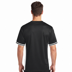 Maillot de football à col en V pour homme, manches courtes, épaules tombantes, maillots de lacrosse sublimés pour homme - Product Image 2