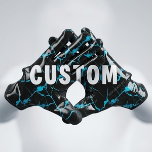 Custom Football Receiver Gloves <b>Top</b> Trending American Football Gloves Manufacturer & Supplier American Football Gloves - Product Image 2