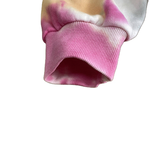 Sweat-shirt à capuche pour femme Tie Dye, manches longues, tricoté en coton et fibre de bambou, vêtement décontracté d'automne - Product Image 3