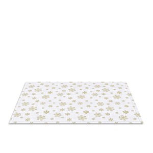 Nuevo diseño floral, mantel individual navideño de algodón de la mejor calidad con logotipo y diseño personalizados, mantel individual blanco para uso navideño. - Product Image 4
