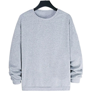 Custom Plain Cotton Fleece <b>Crewneck</b> Pullover <b>Sweatshirts</b> Wholesale Casual <b>Mens</b> Winter Warm Long Sleeve Casual Wear <b>Sweatshirts</b> - Product Image 6