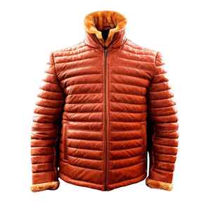 Chaqueta de cuero de lujo con relleno térmico, acabado suave y un estilo moderno y elegante. - Product Image 1