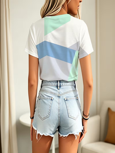 Bangladesh Supplier Custom Brand Women's Plus Size Oversized Eco-Friendly Summer T-Shirts Customized Design Stylish O Neck 100% - Product Image 2