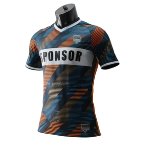 T-shirt de course pour homme à manches courtes, rouge et blanc, imprimé, design sportif, séchage rapide, coupe classique, col rond, polyester - Product Image 3
