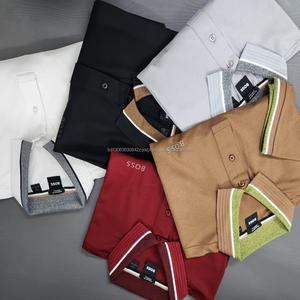 Polos de Algodón de Primera Calidad con Logotipo Bordado Personalizado para Hombre, Ropa Deportiva Informal de Marca, Polos, Camisetas Polo para Hombre en Existencia - Product Image 1