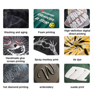 Camiseta de Gran Gramaje con Estampado Puff, Camiseta Oversize de Alta Calidad 260 GSM, Camiseta Personalizada Unisex con Estampado Puff 3D - Product Image 5