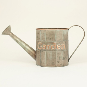 Eco-Friendly Galvanized Iron Plant Watering Can With Long Spout Vintage Metal <b>Garden</b> Pot For Indoor And Outdoor Decorative Plant - Product Image 2