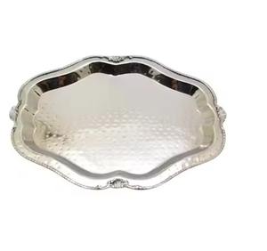 Bandeja Decorativa Moderna de Metal para Mesa, Bandeja para Servir Dulces y Frutos Secos - Product Image 4