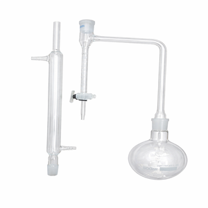 Conjunto de Aparatos Dean-Stark de Vidrio Borosilicato, Frasco de 500 ml, Trampa de 10 ml con Grifo de Vidrio y Condensador Liebig, para Uso en Investigación de Laboratorio, OEM - Product Image 1