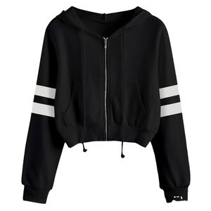 Sudaderas con Capucha Cortas para Mujer, Elegantes y de Alta Calidad, Estilo Pakistaní, con Cordones, Manga Larga, Transpirables, Servicio OEM - Product Image 6